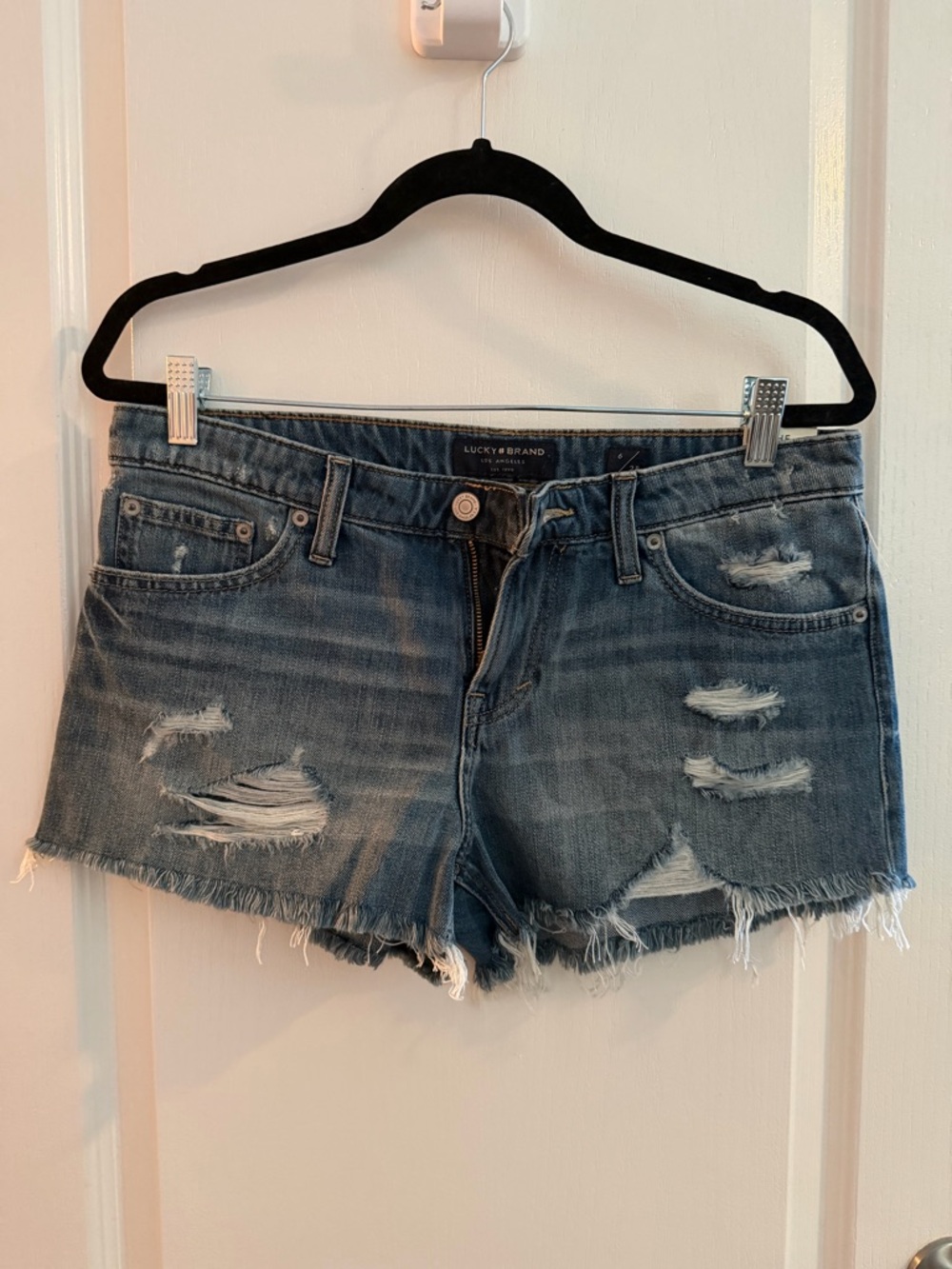 Brand New Lucky Brand The Cut Off Jean Shorts